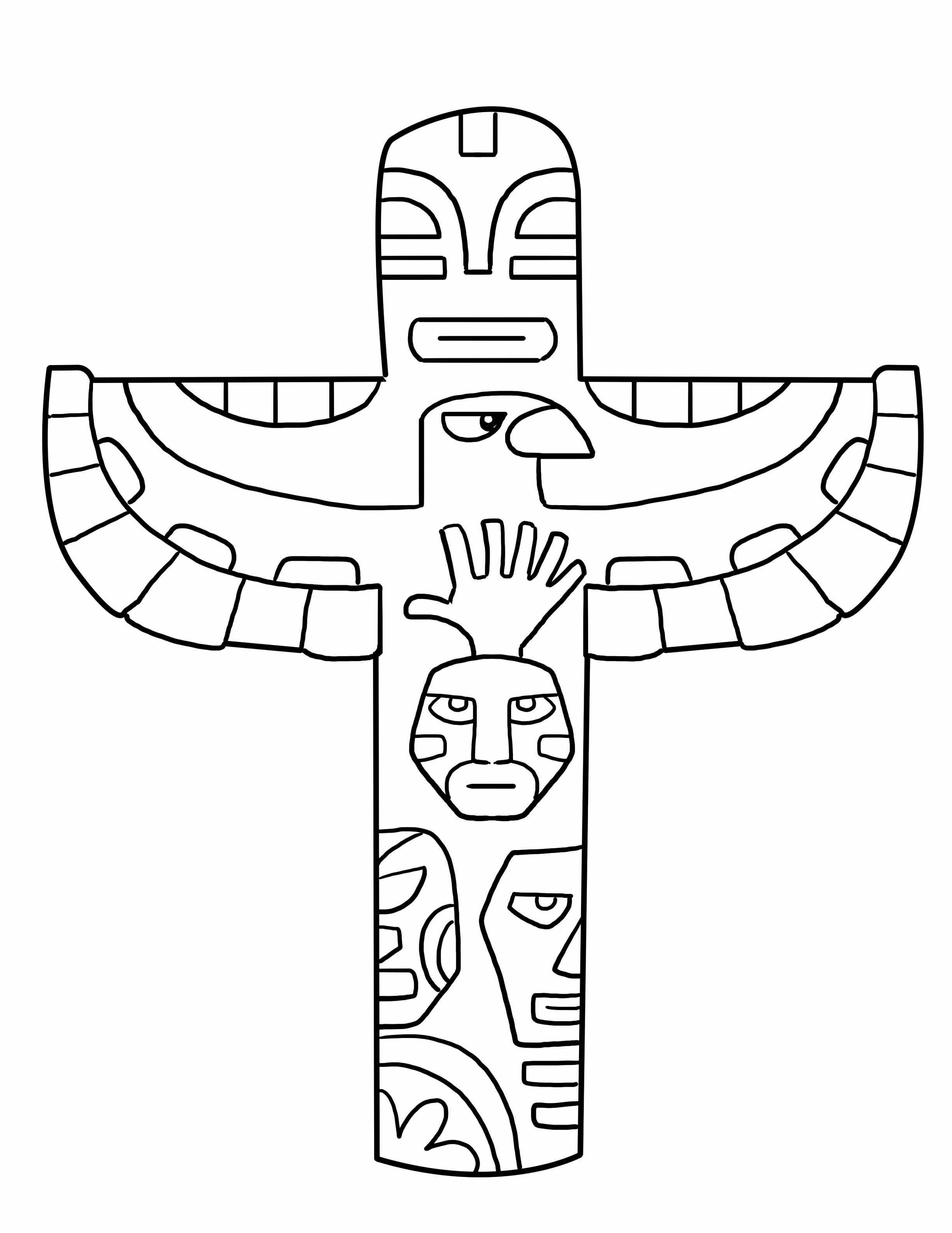 Kleurplaten Yakari totem Pole Printables 06 Jenny S Board Pinterest J5al03hdi3 R6yx4scpns