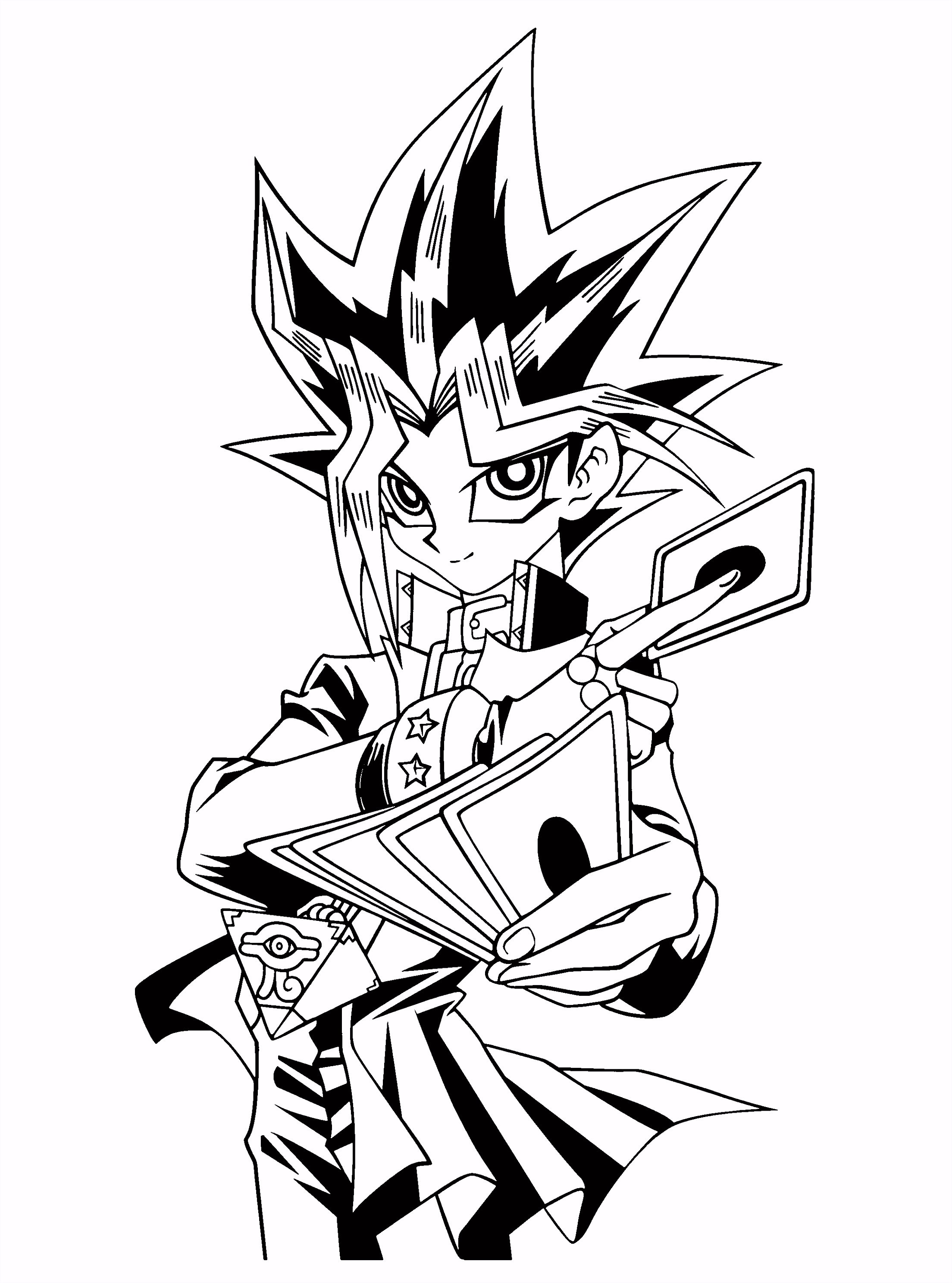 Kleurplaten Yu Gi Oh Yu Gi Oh Coloring Pages Clip Art Library R6rk75noi1 Nurivsuaj6