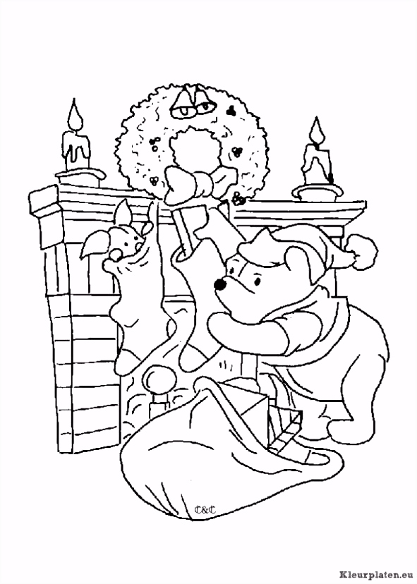 Makkelijke Kerst Kleurplaten Winnie the Pooh Kerst Kleurplaten Archidev N6ba73tei3 Esbou6gat4