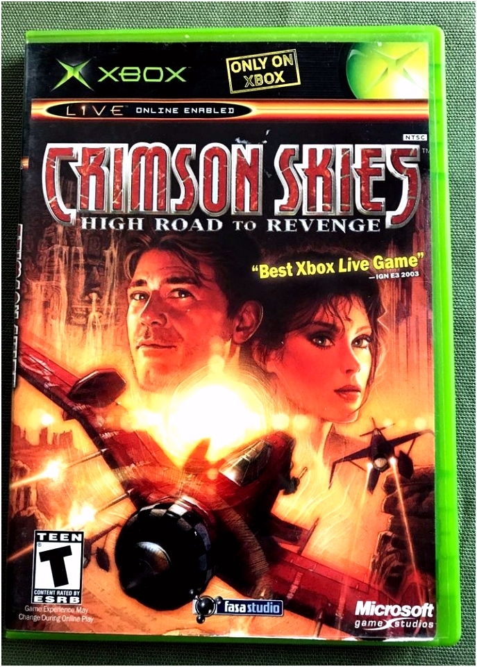 Crimson Skies High Road to Revenge Original Xbox Game plete