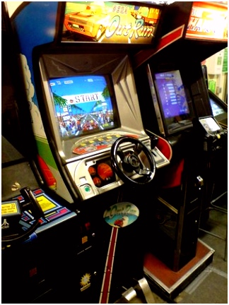 Pole Position Arcade Cabinet Picture of Retro Games Karlsruhe