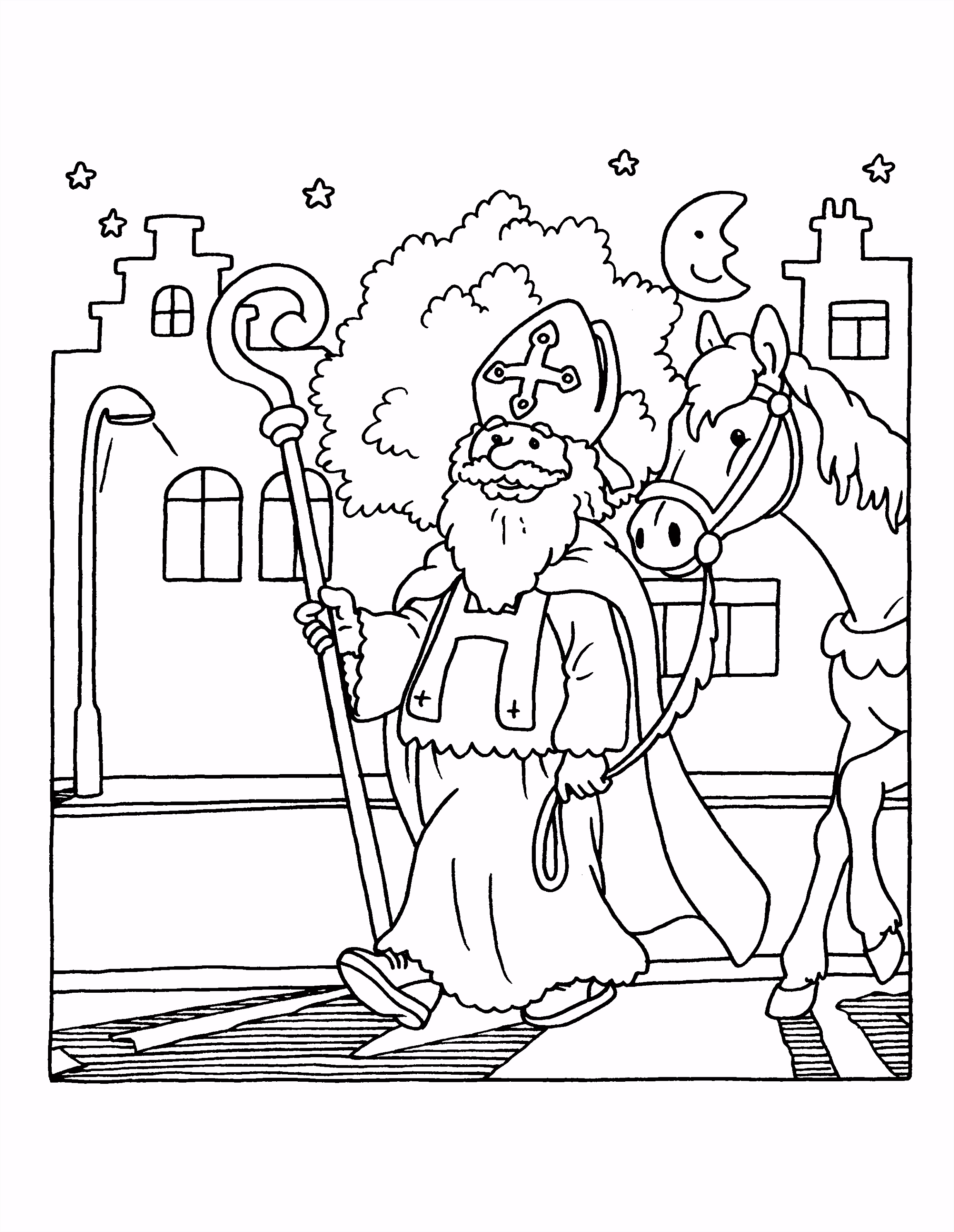 Sinterklaas Afbeelding Kleurplaat School Kleurplaten Sinterklaas Archidev S9pi61zxi6 isbqhstgr6