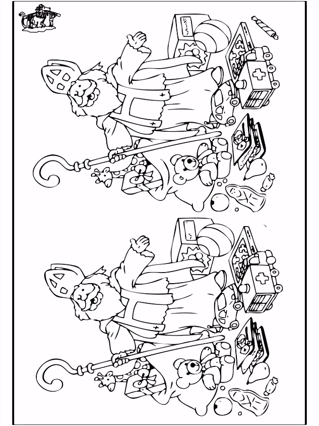 Sinterklaas En Kleurplaat Zoek De 6 Verschillen Kleurplaten – Tandem K G2rw26wvv1 Z0pc05babv