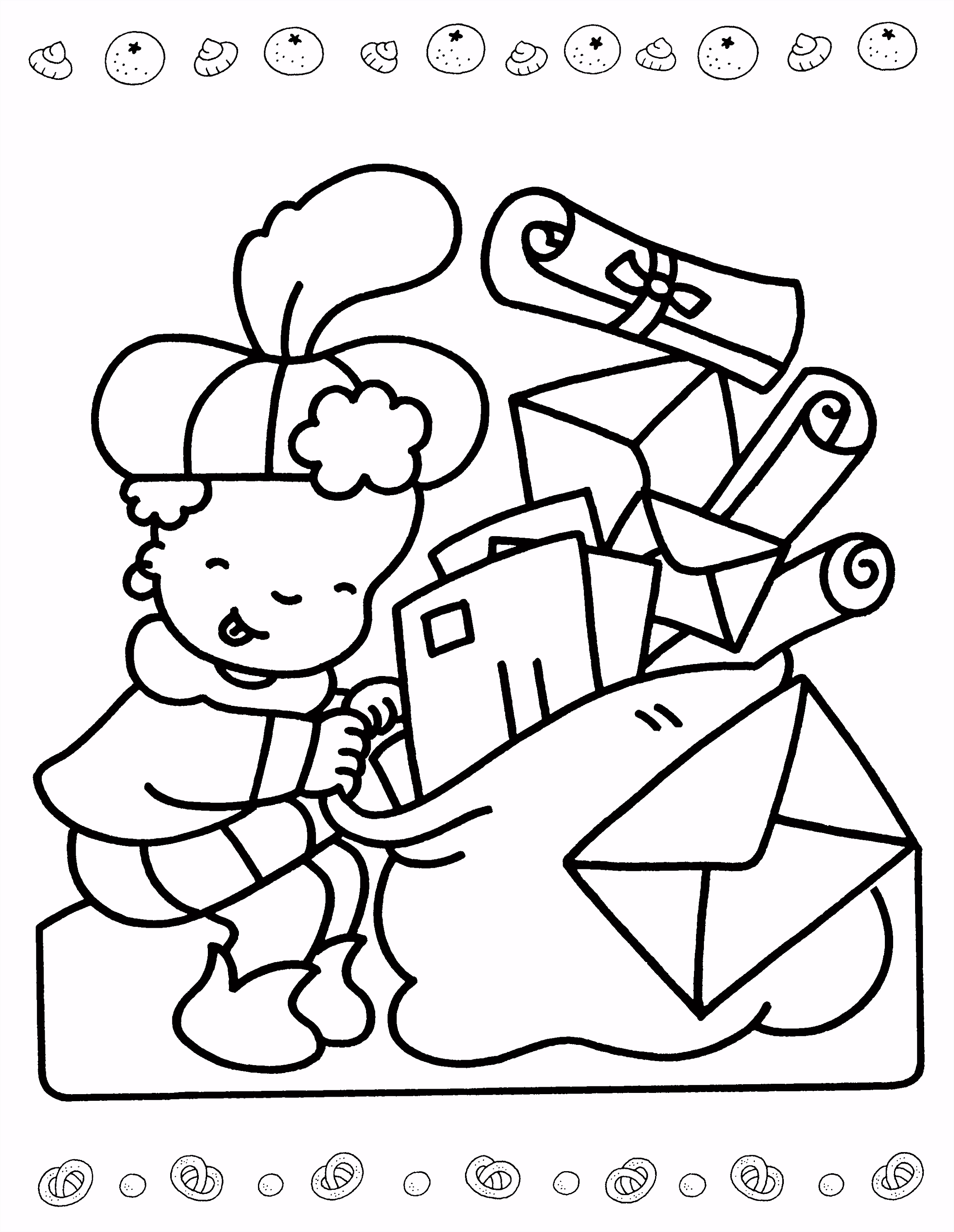 Sinterklaas Hoed Kleurplaat School Kleurplaten Sinterklaas Archidev K8xt71oow0 T2yivuwkc4