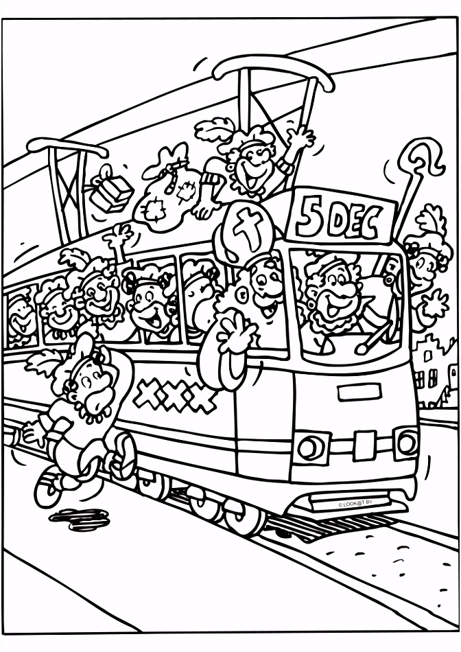 Sinterklaas Kleurplaat A4 formaat Kleurplaat Trein A4 Archidev T7dw94ers3 Nswkuugdbs
