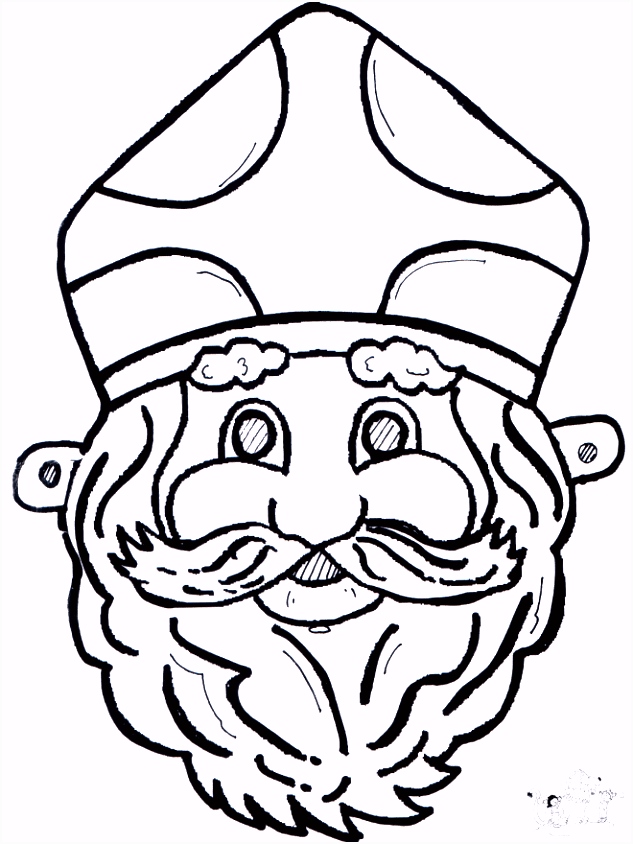 Sinterklaas Kleurplaat Masker Sinterklaas Masker Knutselen Sint E5uh63mmt1 N5jav6stth