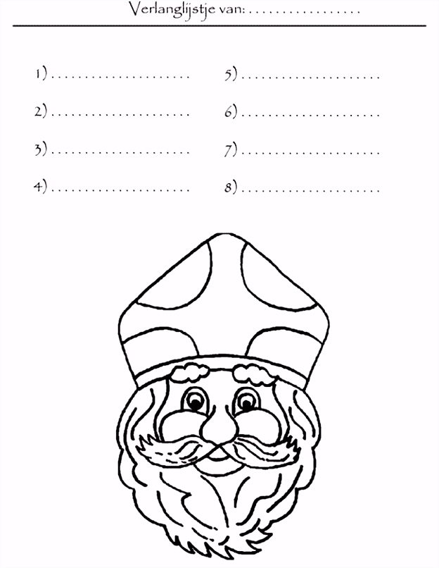 Sinterklaas Kleurplaat Mijter Kleuren Lijstje Voor Sinterklaas Met Mijter Kleurplaten B7uh65fdv4 V2vcv5ijv5