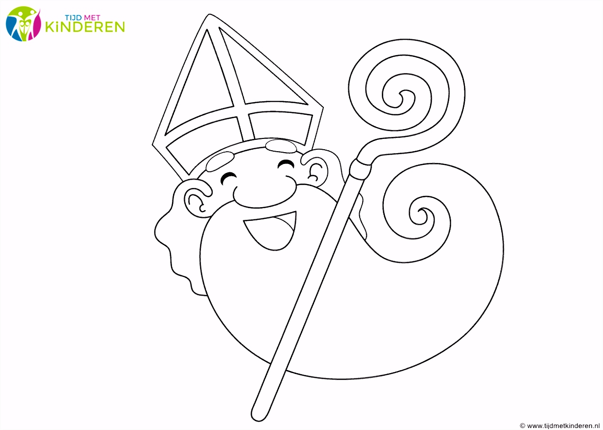 Sinterklaas Kleurplaat Mijter Lachende Mond Kleurplaat Archidev X8un15lsy2 X4ne54nmv6