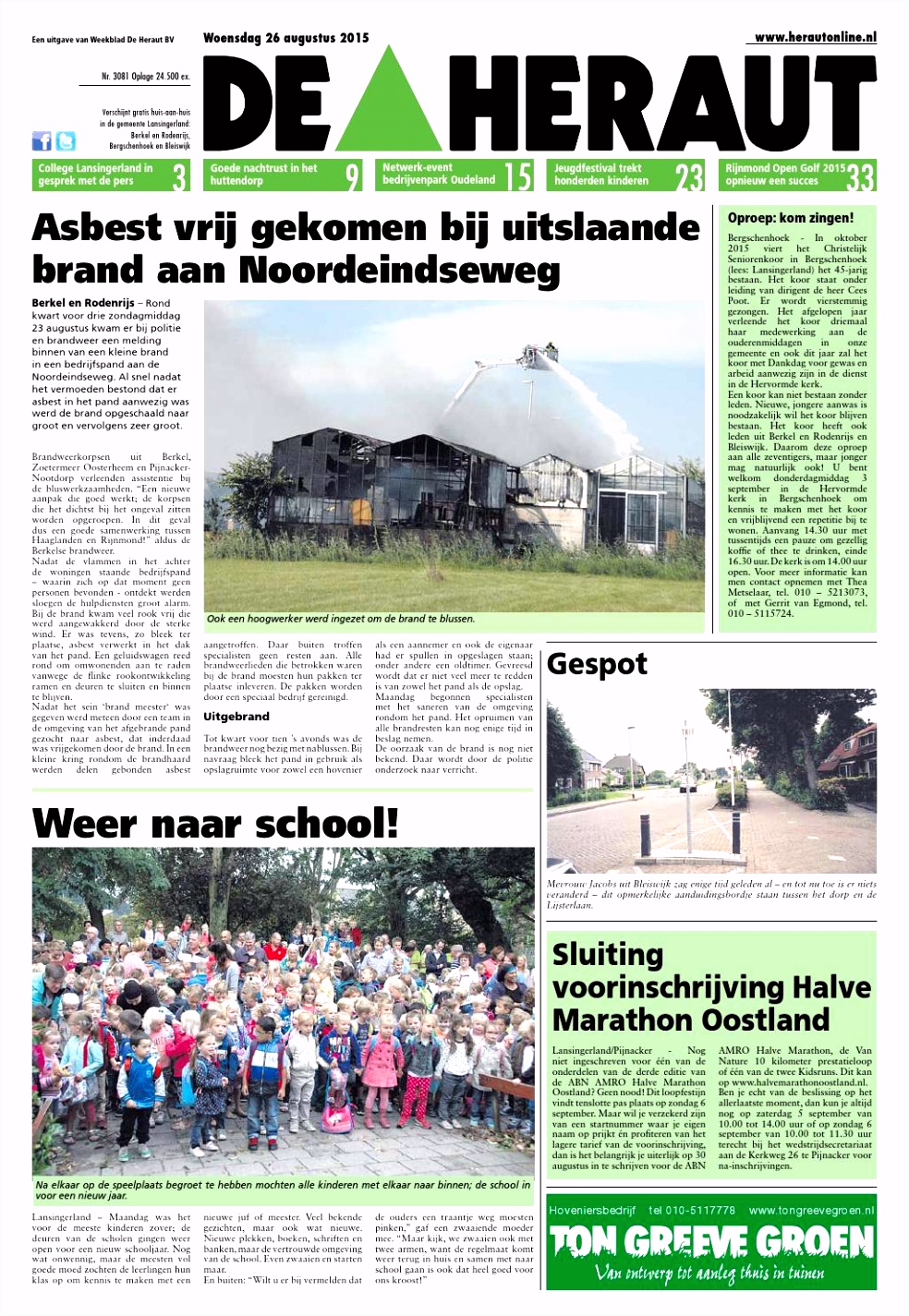 Heraut week 35 2015 by Nieuwsblad De Heraut issuu