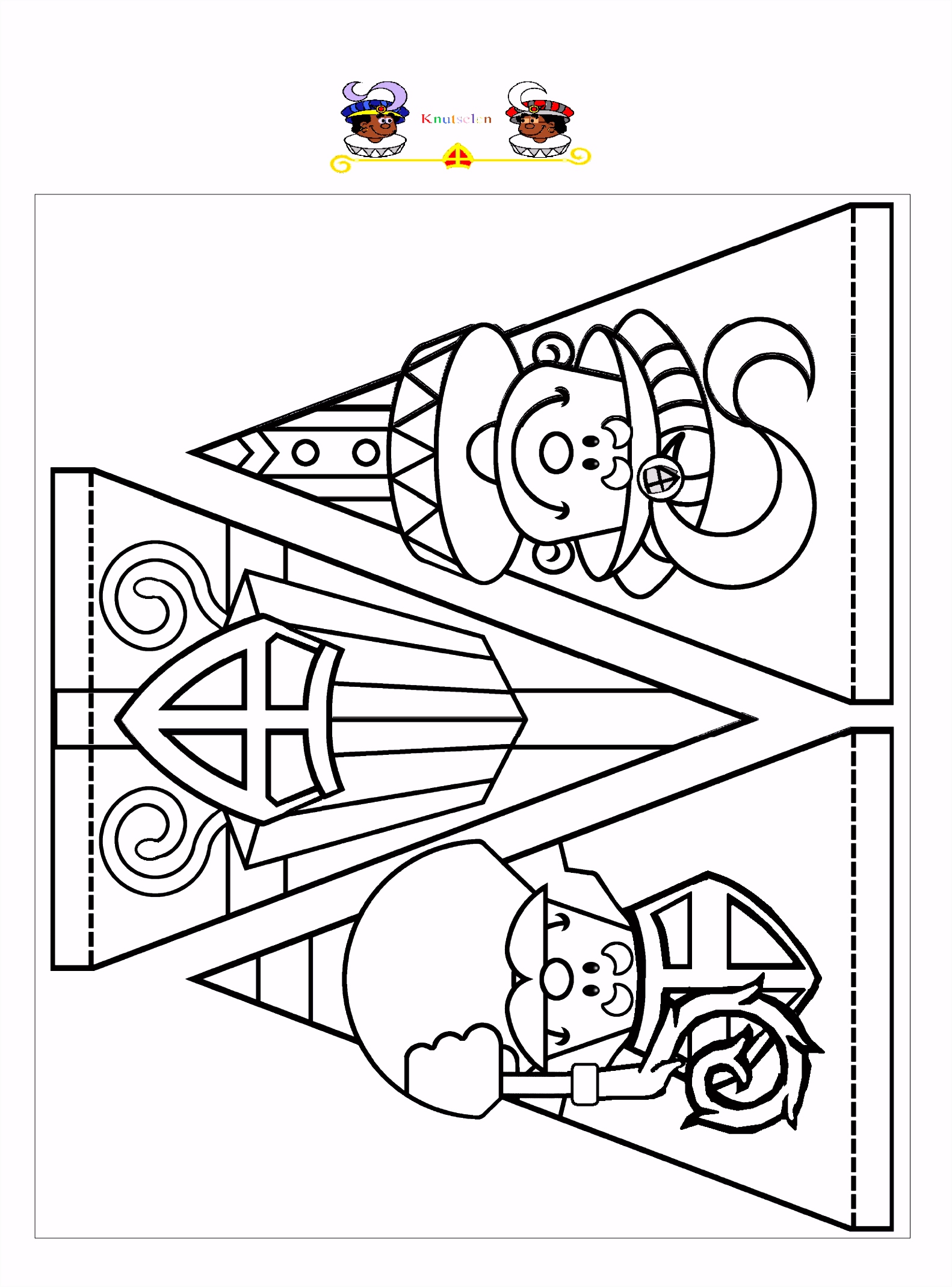 Sinterklaas Kleurplaat Slinger Vlag Jes Knutselen Nobodinoz Stoffen Vlag Jes Rio Losse S0xc98cui1 Bhdmmuulu5