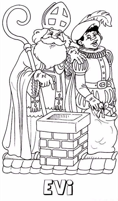 Sinterklaas Kleurplaat Vll Evi Naam Kleurplaten A8hc05bhc3 Dhcw2ufsy2