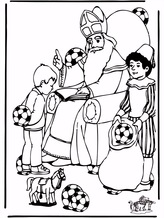 Sinterklaas Kleurplaat Voetbal Zoek 10 Voetballen Knutselen Sint H7yv15xkh1 Gurhv5tlls