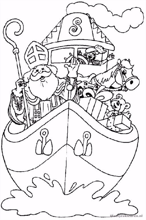 Sinterklaas Kleurplaten Actie Kleurplaat Sinterklaas Peuters Nt79