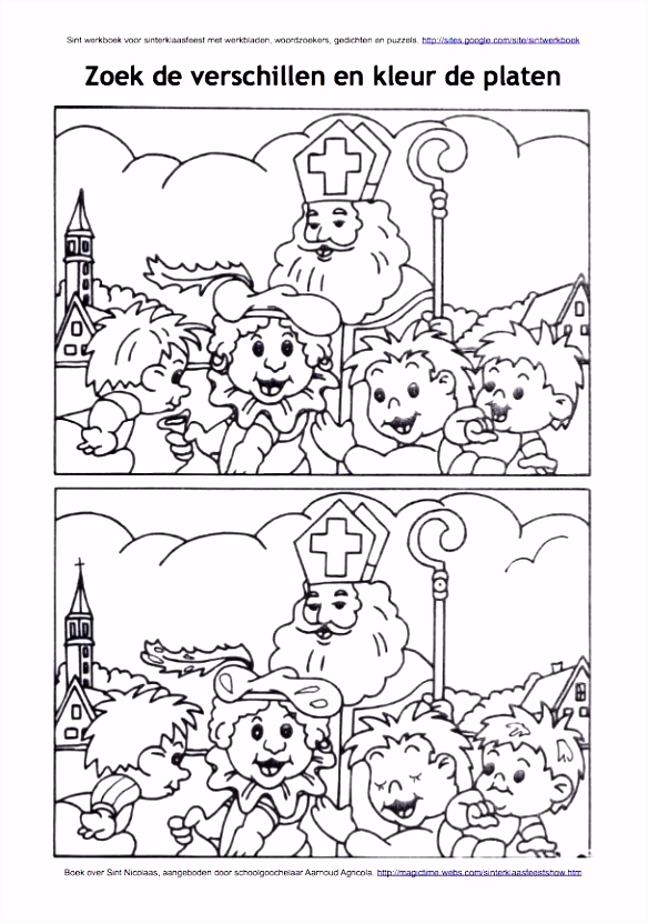 Sinterklaas Kleurplaten Amerigo Werkblad Visueel Zoek De Verschillen Sinterklaas Op Paard D6ur16xan6 Csay52tdq4