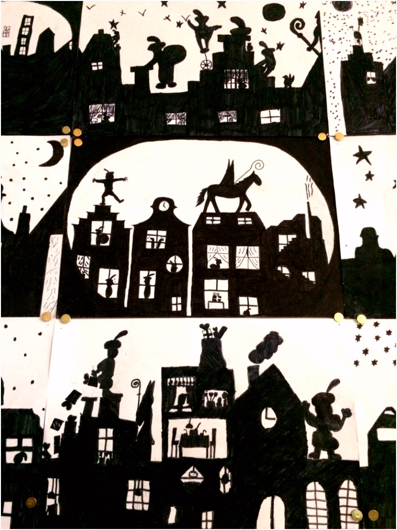 Sinterklaas Kleurplaten Groep 8 Silhouetten Sinterklaas Gemaakt Door Groep 8 Van O B S De Y5yw53fal5 Yhbg5vexwu