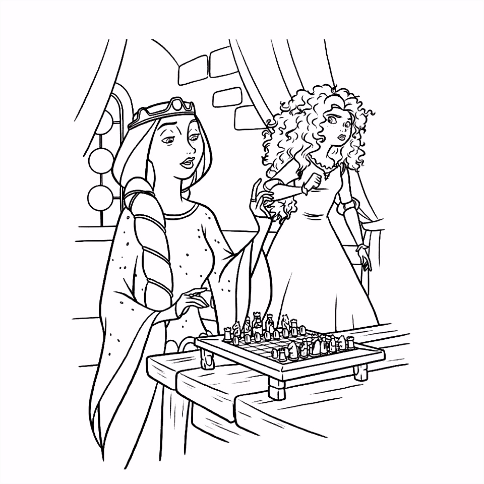 Sinterklaas Kleurplaten Online Inkleuren Leuk Voor Kids – Prinses Merida Met De Koningin M1gs94fla0 Huog24qug5