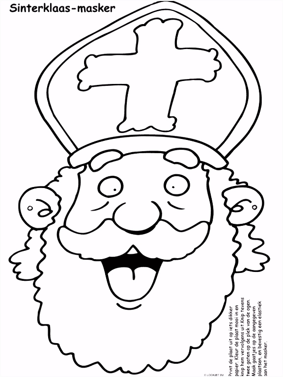 Sinterklaas Kleurplaten Printen Kleurplaten Maskers Sinterklaas Archidev K1ro21taz6 B0zk6scre0
