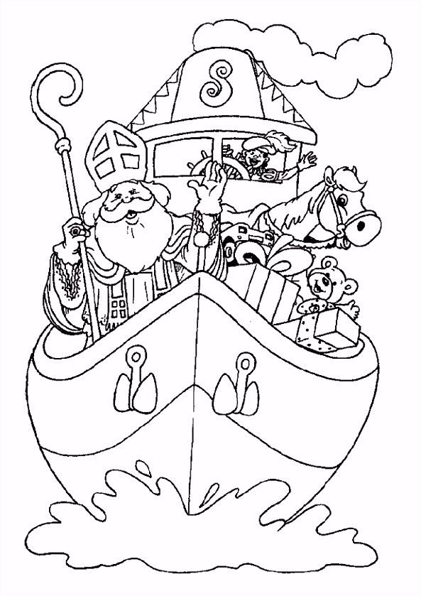 Sinterklaas Kleurplaten Sint Piet Sinterklaas Stoomboot Kleurplaat Archidev P7qb63tyt1 I2xs26hdsh