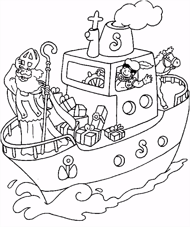 Sinterklaas Kleurplaten Stoomboot Stoomboot Sinterklaas Kleurplaat Archidev D1zn73dee8 P6vjsucddv