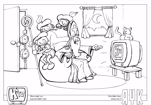 Sinterklaashuis Kleurplaat Sinterklaas Kindertv R4iu06brb6 Gmco5sdagm