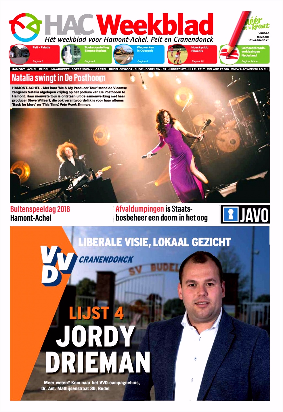 HAC Hamont Achel Pelt en Cranendonck week 11 2018 by HAC Weekblad