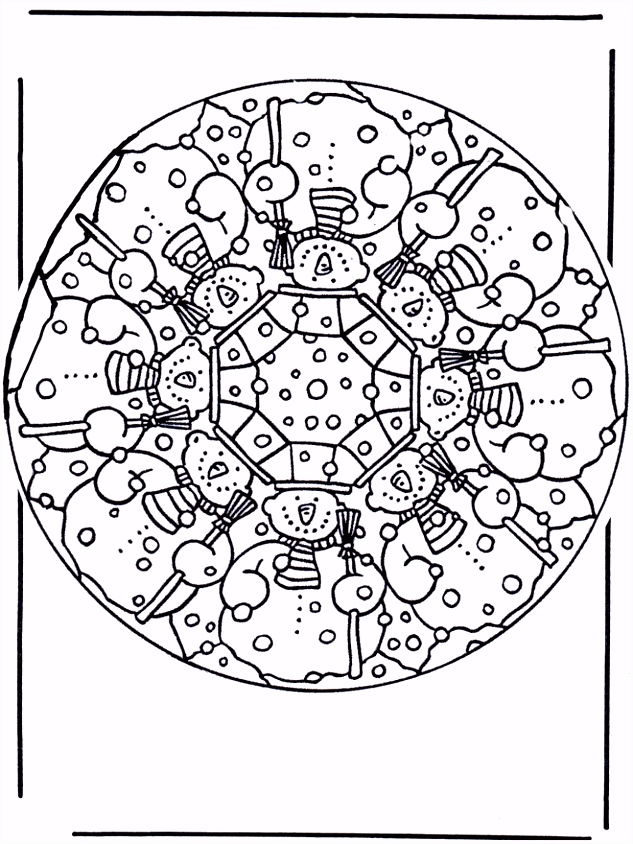 Winter En Kerst Mandala Kleurplaten Winter theme Coloring Pages U6wr61vsq9 W5ak66llc2