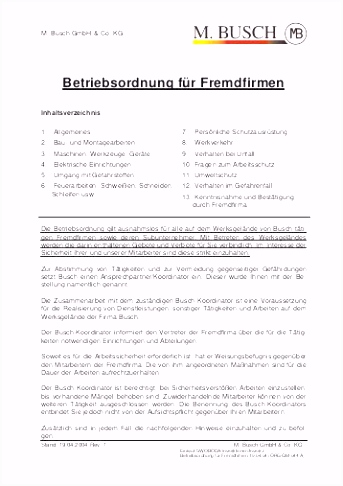 21 Luxus Unterweisung Fremdfirmen Vorlage Hübsch