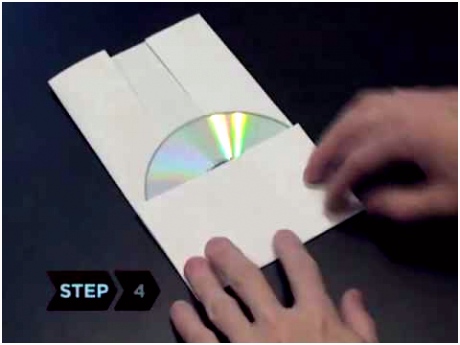How to Make a CD or DVD Case Out of a Piece Paper
