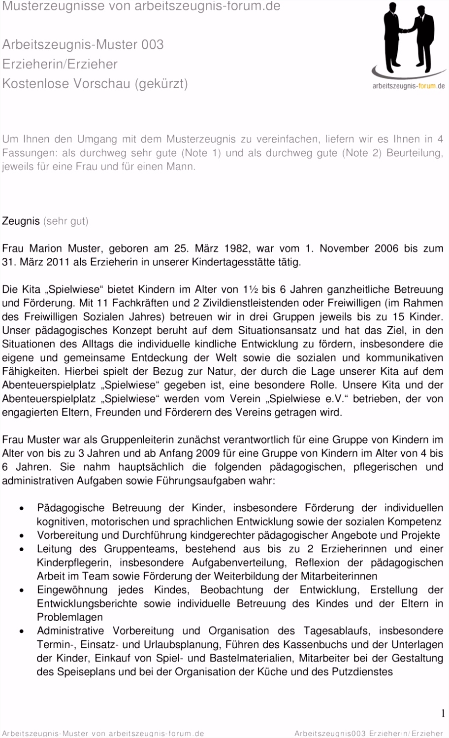 Gut Lebenslauf Erzieherin Vorlage