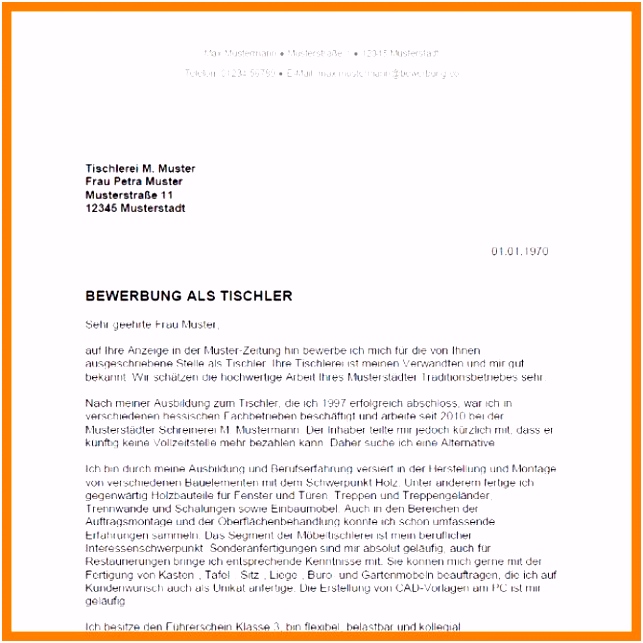10 bewerbung kfz mechatroniker geselle