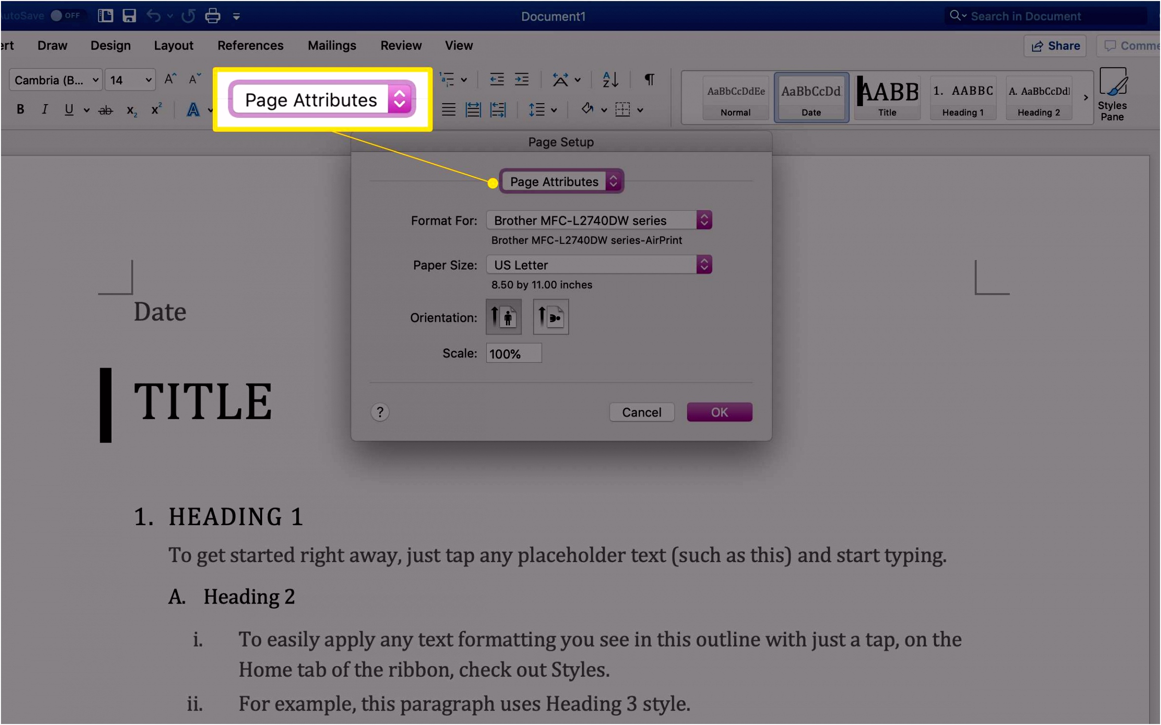 How to Change the Paper Size in Word