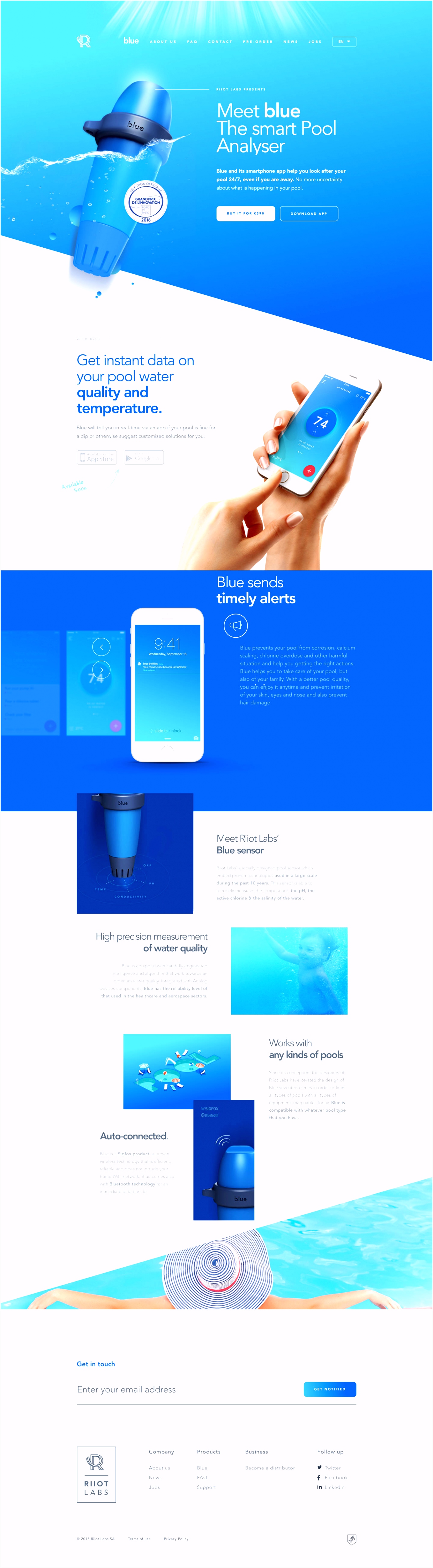 Riot Labs LANDINGPAGE Pinterest