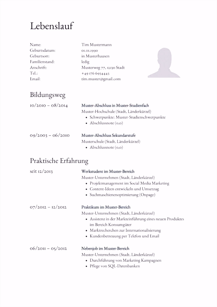 Einzigartiges Abschluss Bewerbung