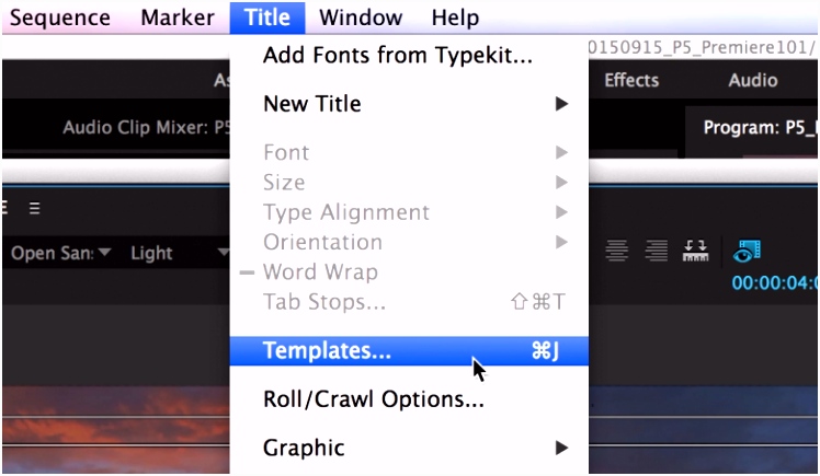 How to Create Video Titles in Adobe Premiere Pro