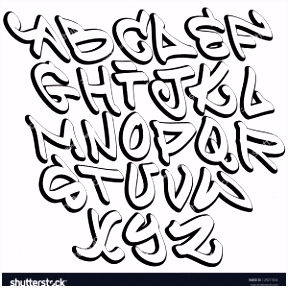 Free Graffiti Letter Templates New Graffiti Lettering Template