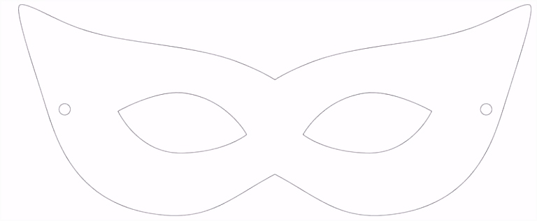 Genial Masken Selber Basteln Vorlagen