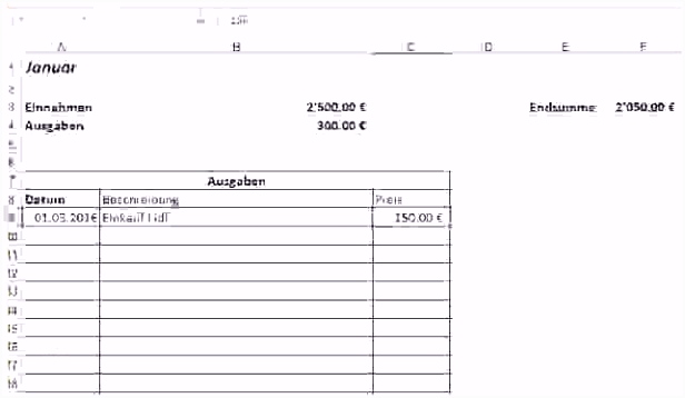 Die Erstaunliche Haushaltsbuch Excel Vorlage Kostenlos