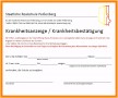 7 Krankmeldung Schule Vorlage