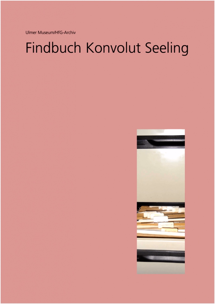F 13 Konvolut Hartmut Seeling HfG