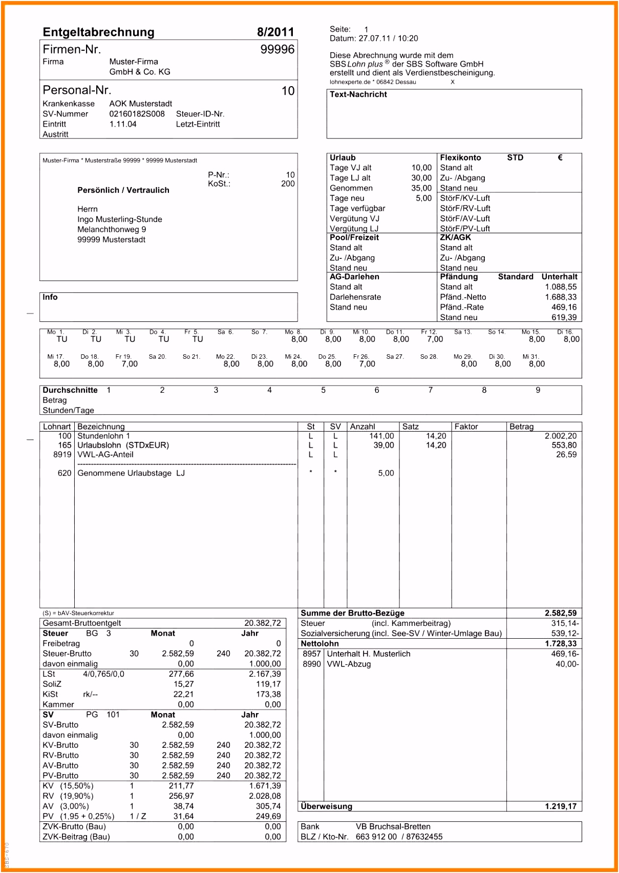 15 gehaltsabrechnung vorlage excel 2018