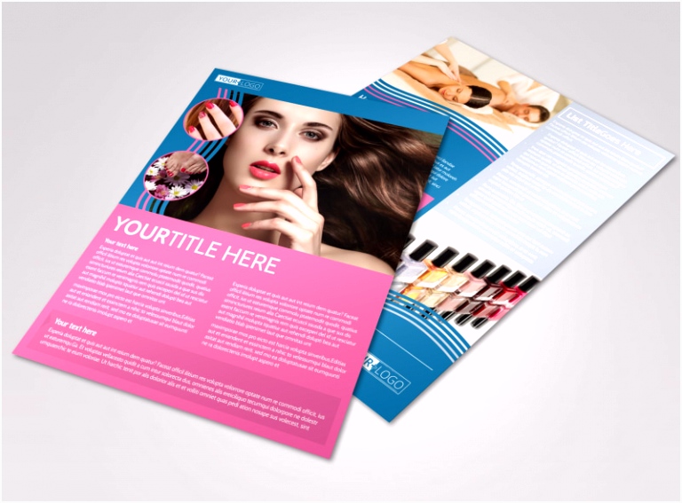 Serenity Nails & Spa Flyer Template