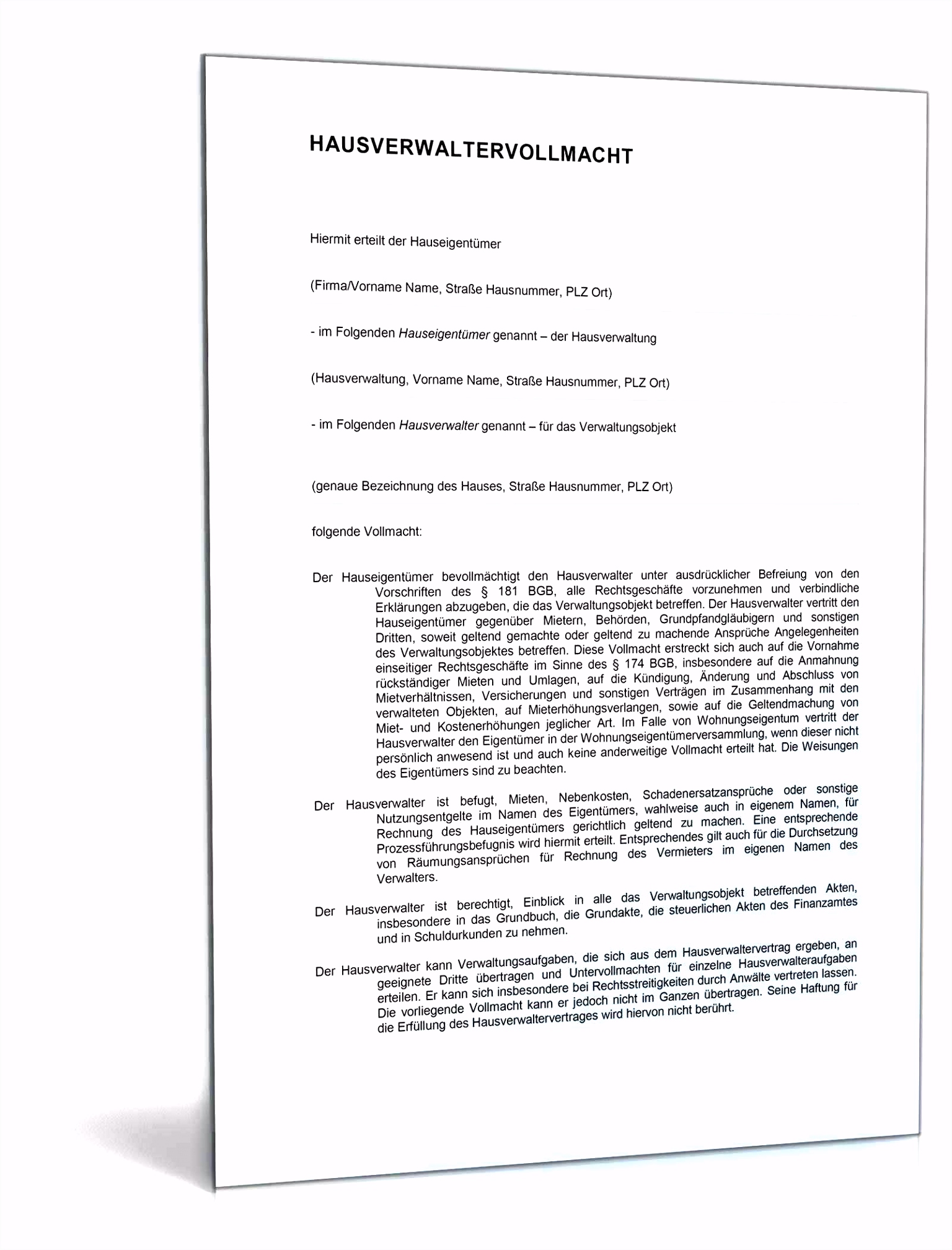 Detaillierte Nebenkostenabrechnung Muster
