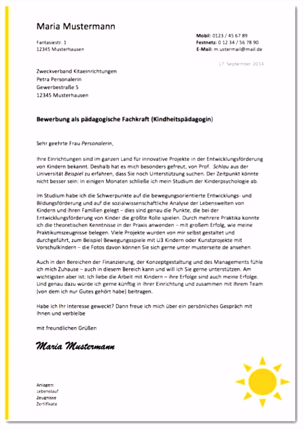 10 initiativbewerbung muster kostenlos