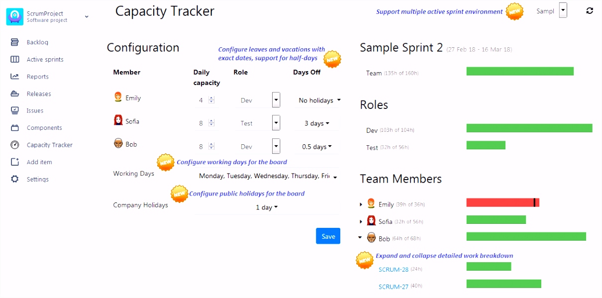 Solved Resource Capacity Planning in JIRA possible