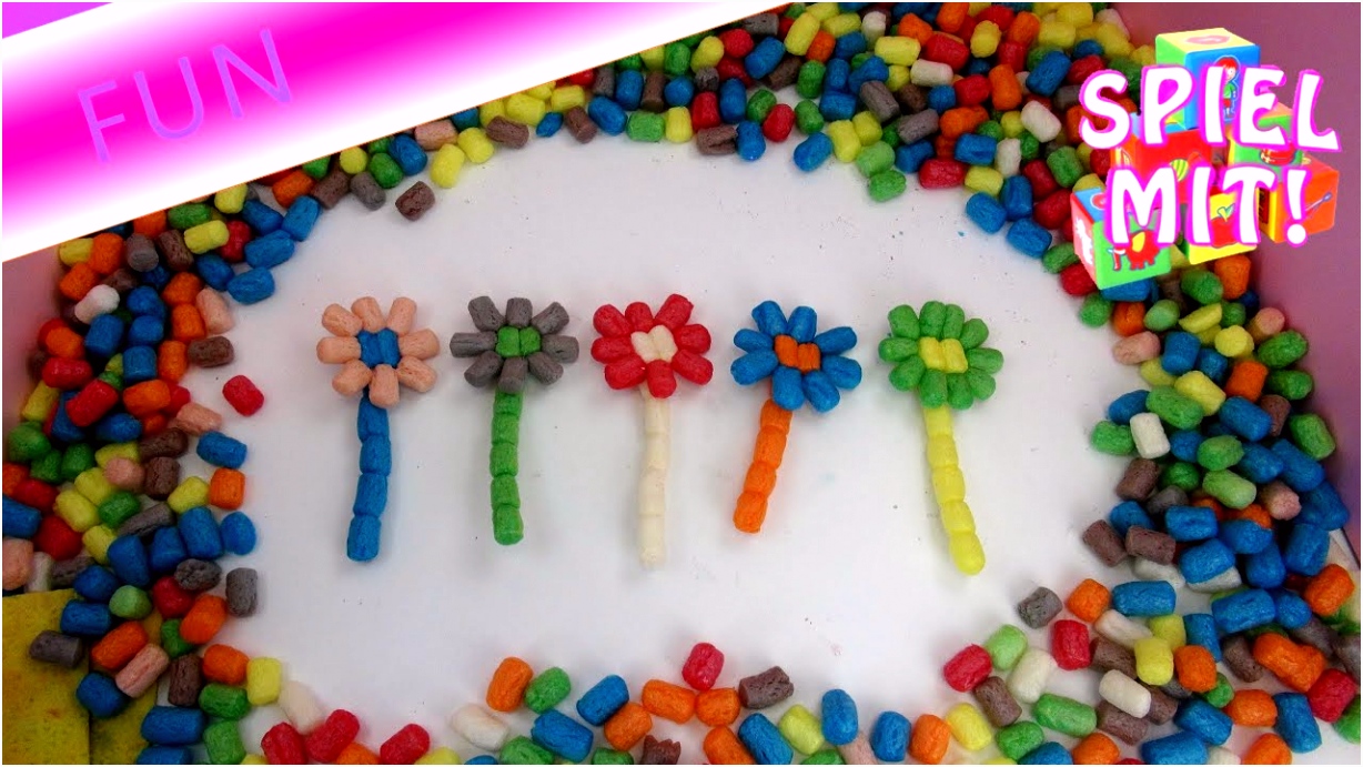 PlayMais Basic basteln 5 Bunte Blumen Wunsch von Abonnenten