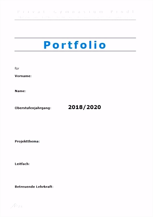 Portfolio Deckblatt Gestalten Frisches Charmant Vorlagen Für Das