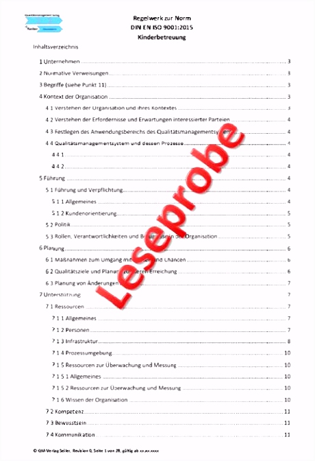 Musterhandbuch Kindergarten nach DIN EN ISO 9001 2008