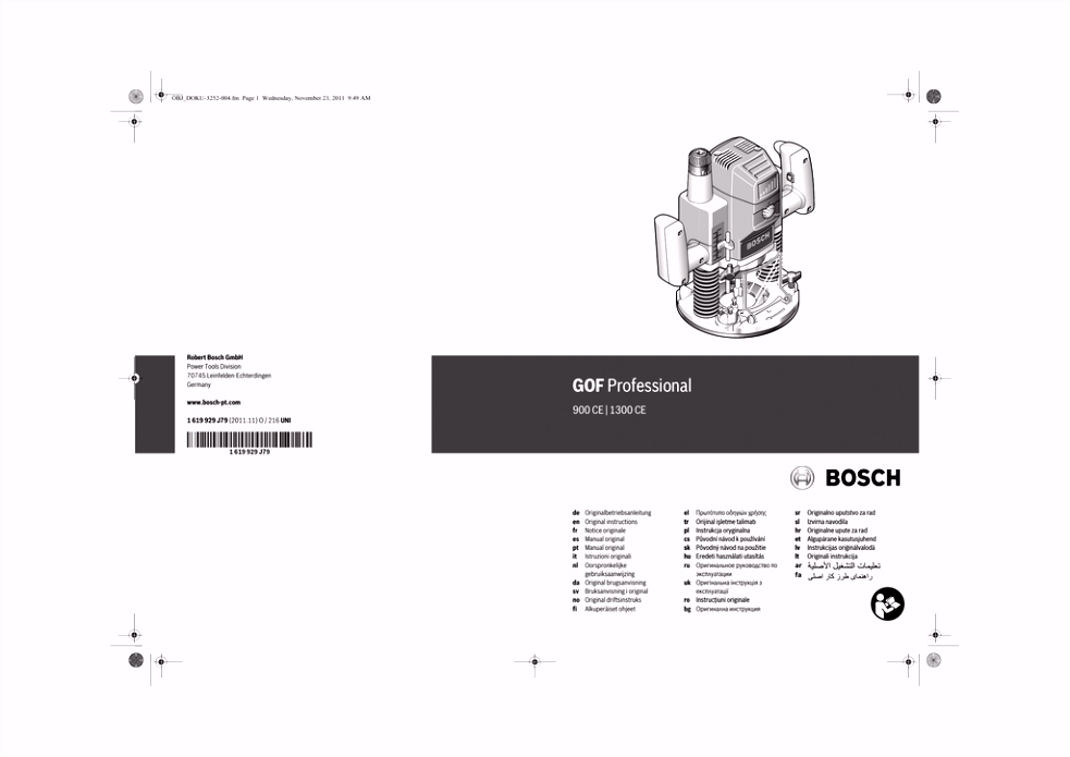 Bosch GOF 900 CE
