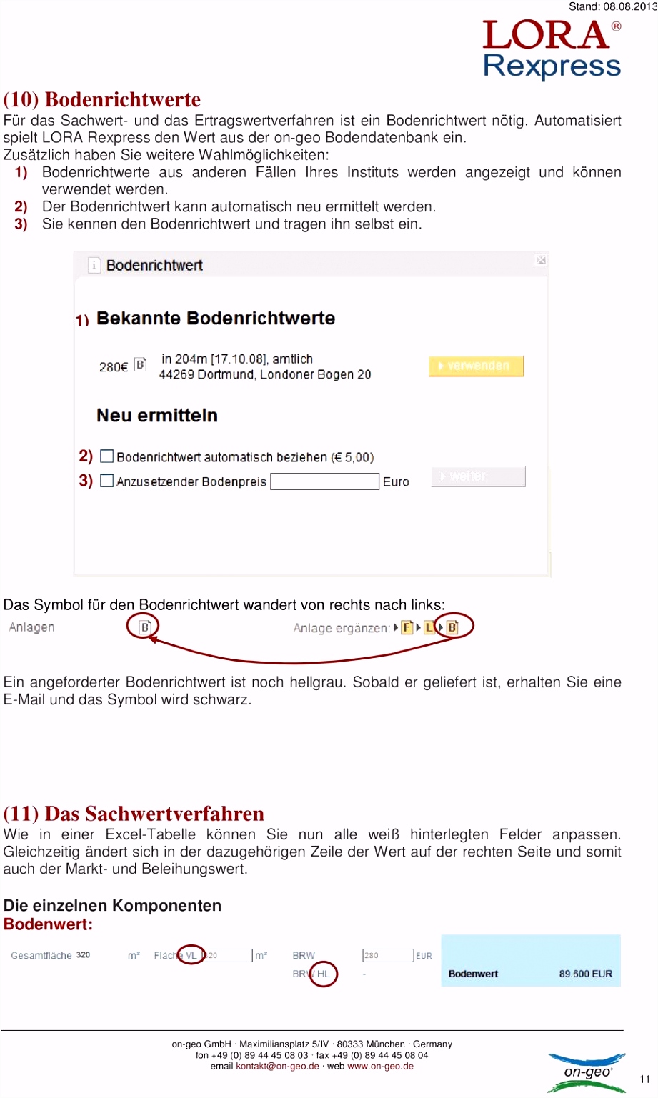 Mein 1 Fall Regelmäßig erreicht Sie LORA Rexpress Infopost und