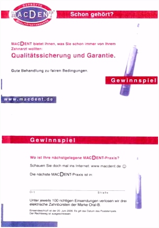 Vermittlung sachlicher Informationen im Zuge von Werbemaßnahmen